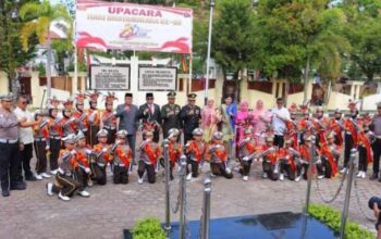 Aksi Polisi Cilik Memukau Perayaan Hari Bhayangkara di Pesisir Selatan