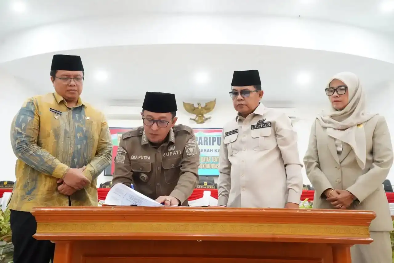 8-fraksi-dprd-tanah-datar-setujui-laporan-pertanggungjawaban-apbd-2025