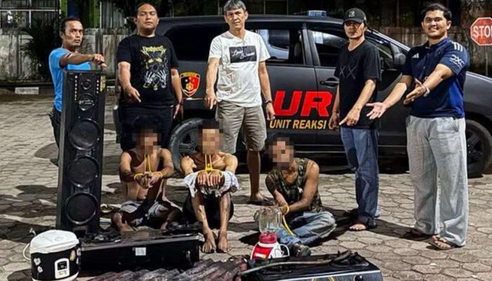 Polisi Ringkus Tiga Pelaku Spesialis Pembobol Rumah di Pessel