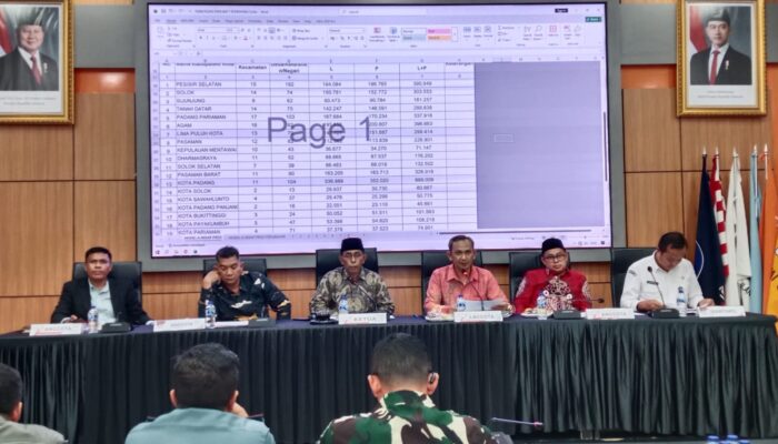 KPU Sumbar Tetapkan Empat Juta Lebih Pemilih Semester Satu