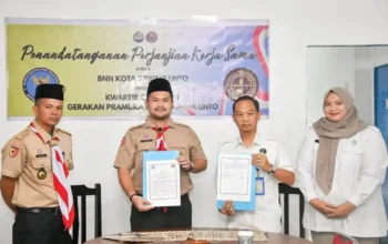 BNN Sawahlunto Gandeng Pramuka Bentuk Saka Anti Narkotika