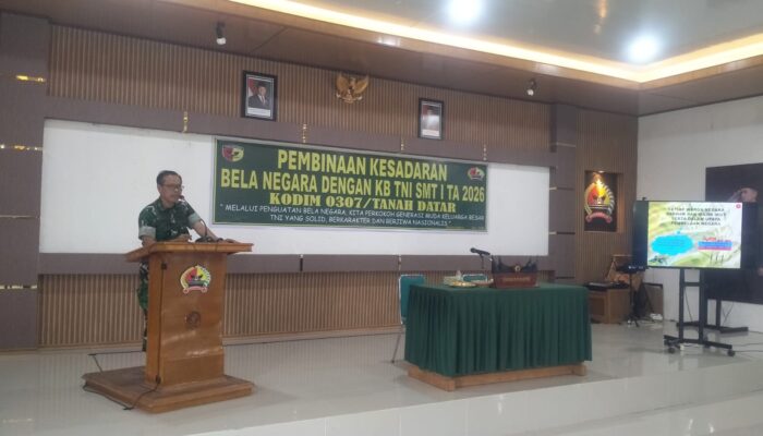 Kodim 0307 Tanah Datar perkuat kesadaran bela negara masyarakat