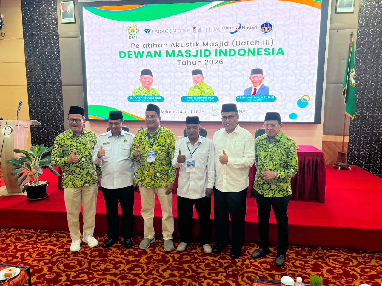 sekda-sumbar:-kenyamanan-jamaah-kunci-memakmurkan-masjid