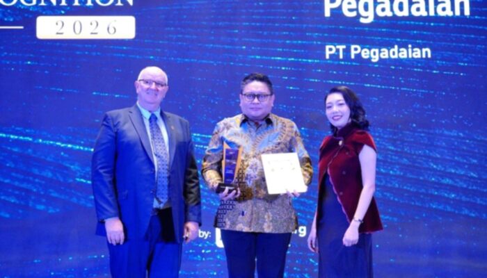 Pegadaian Raih Penghargaan Top Company Industri Bullion Bank 2026