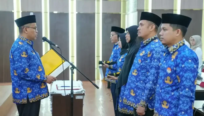 Pemprov Sumbar Lantik Lima Pejabat Fungsional Baru Berbasis Kebutuhan