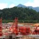 Suasana area pertambangan nikel milik PT Central Omega Resources Tbk