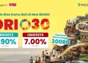 Layar grafik data sisa kuota penjualan Obligasi Negara Ritel seri ORI030 yang semakin menipis.