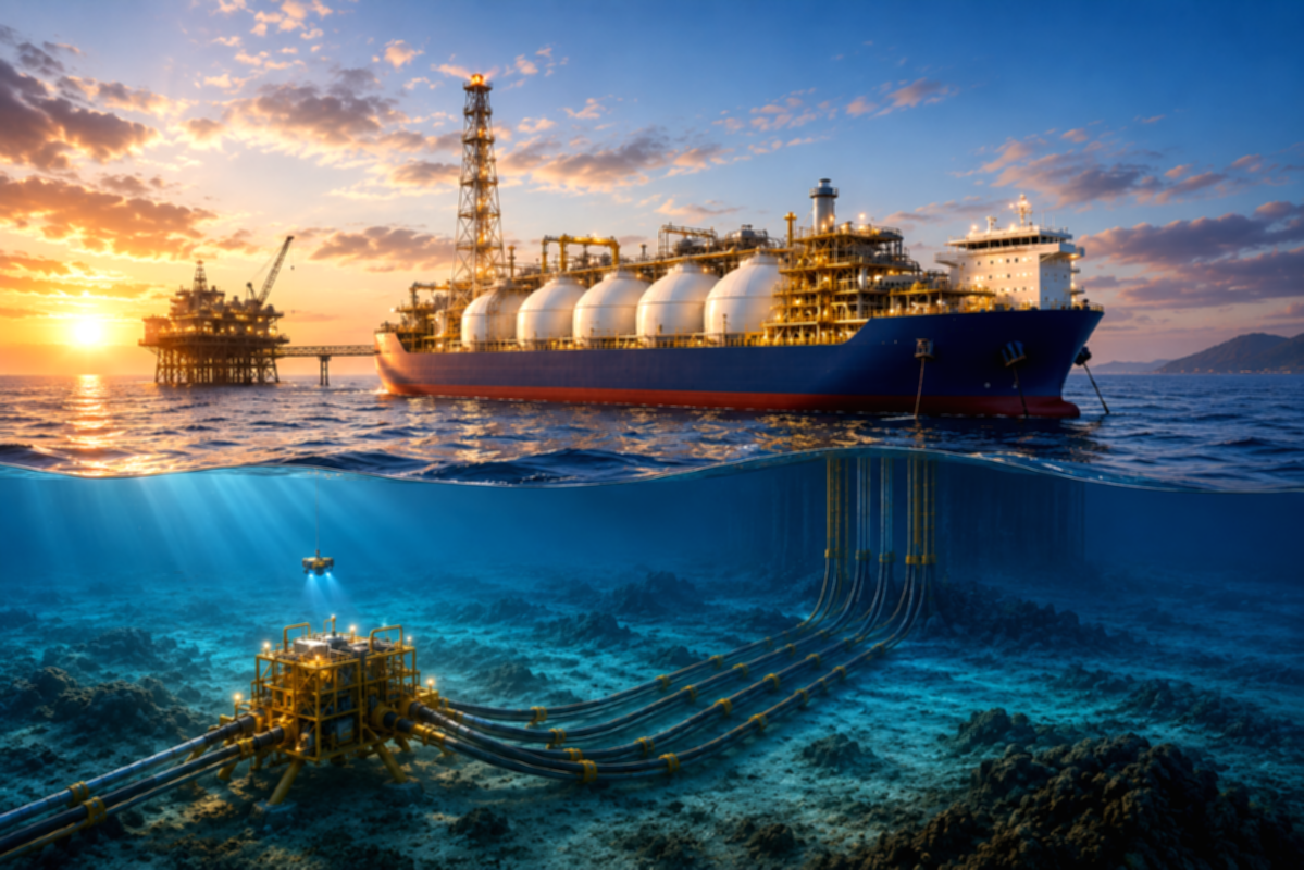 Seremoni groundbreaking proyek strategis nasional Lapangan Gas Abadi Blok Masela di Saumlaki