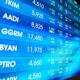 Grafik pergerakan Indeks Harga Saham Gabungan di Bursa Efek Indonesia
