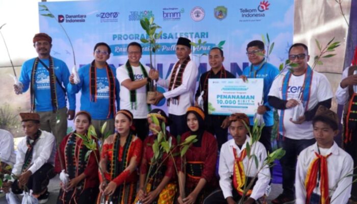 TelkomGroup Tanam 20.000 Mangrove Perkuat Ketahanan Ekosistem Pesisir Indonesia