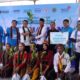 Aksi penanaman 20.000 bibit mangrove oleh Telkom Indonesia di kawasan pesisir untuk menjaga ekosistem.