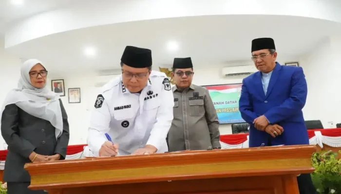 DPRD dan Pemkab Tanah Datar Sepakati KUA-PPAS APBD 2027