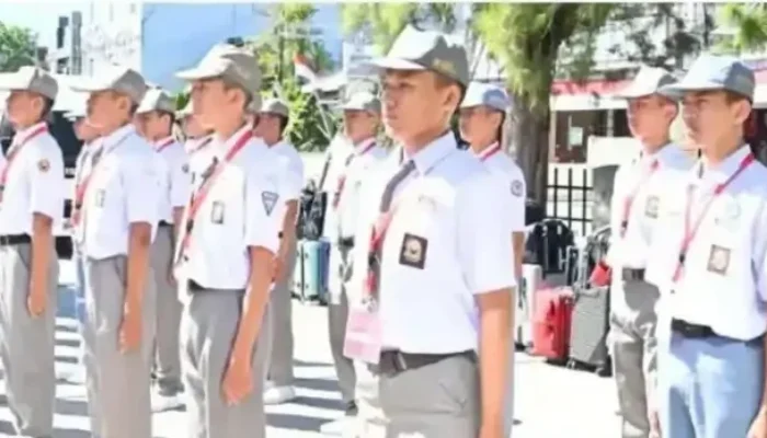 54 Calon Paskibraka Bukittinggi Awali Pendidikan Karakter dan Tantingan