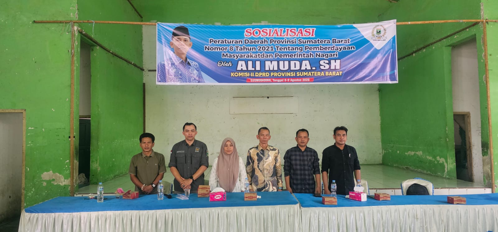 ali-muda-sosialisasikan-perda-pemberdayaan-masyarakat-dan-pemerintahan-nagari-di-pasbar
