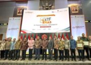 Suasana peluncuran produk investasi ETF Syariah berbasis emas di Bursa Efek Indonesia
