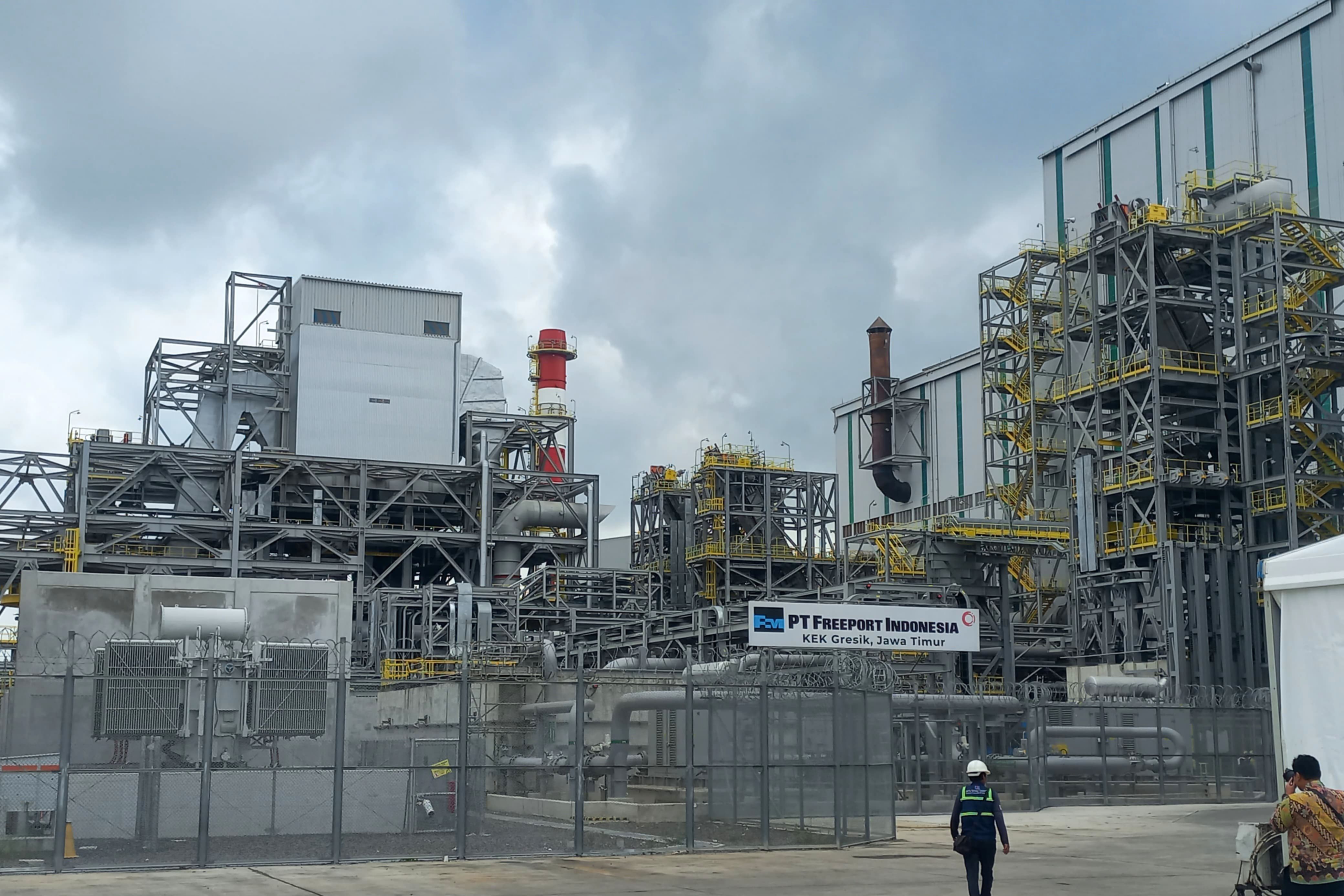 Aktivitas operasional tambang PT Freeport Indonesia di kawasan Grasberg, Papua Tengah.