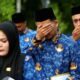 Menteri Dalam Negeri Tito Karnavian saat memberikan keterangan terkait alokasi dana bantuan untuk pemerintah daerah