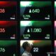 Tampilan layar pergerakan grafik Indeks Harga Saham Gabungan (IHSG) di Bursa Efek Indonesia