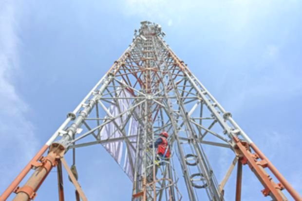 Gedung kantor PT Indosat Tbk di Jakarta yang berfokus pada pengembangan infrastruktur teknologi dan AI.